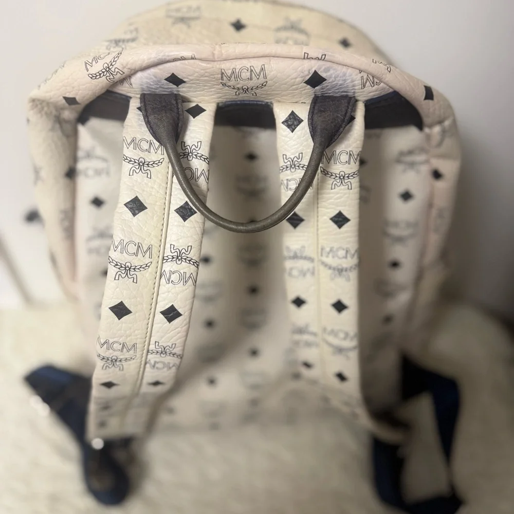 Authentic MCM Studded Backpack - Picture 3 of 14